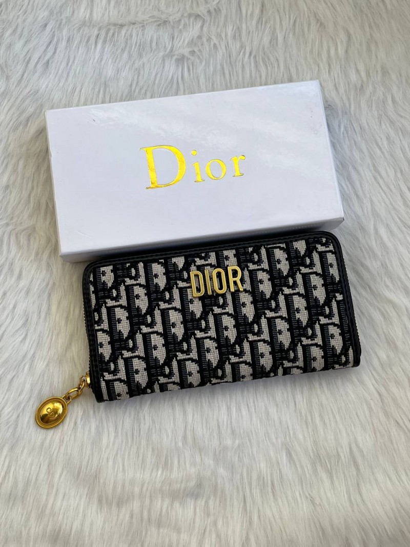 Dior_85-1_Black_Zippy_Wallet_With_OriginalBox