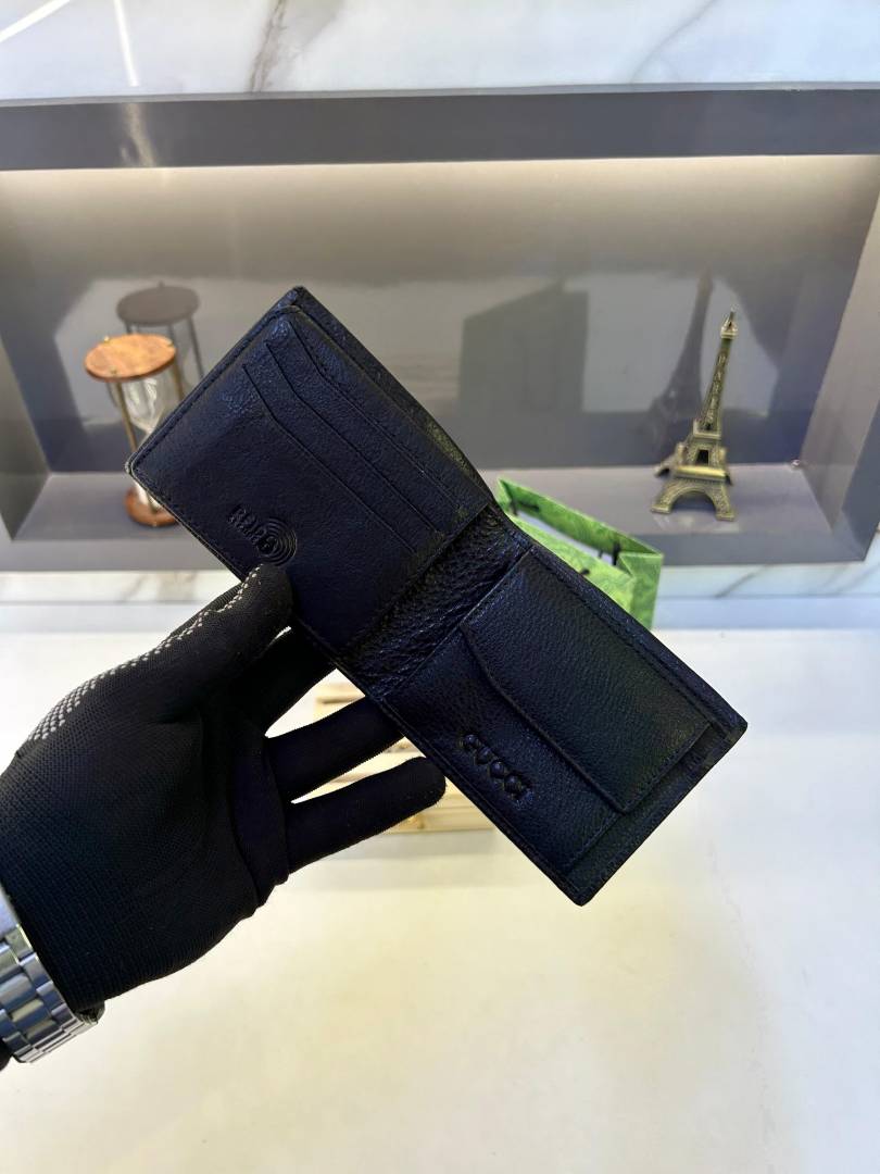 Gucc_ Black Premium Quality Wallet Fa 773