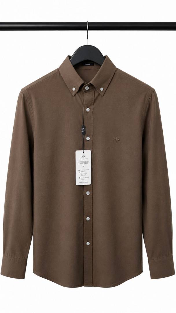 Armaani Exchang e AX Premium Polycotton Silk Shirts. 2443.Sale offer VS1000