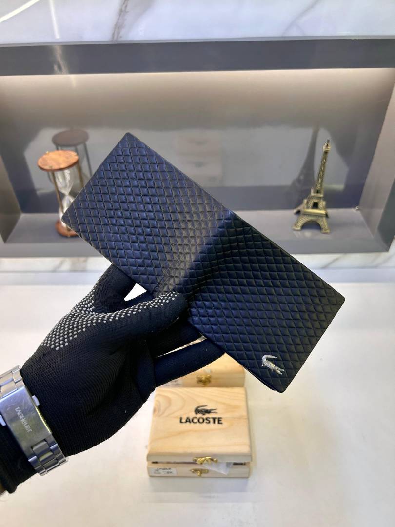 Lacost Black Premium Wallet Fa 772