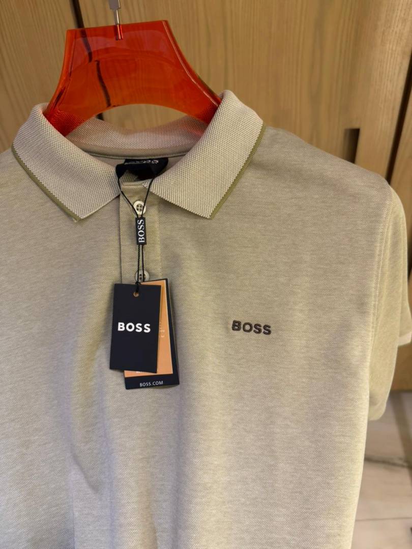 BOSS IMPORTED STORE ARTICLE POLO T-SHIRT BOX PACK LIGHT GREEN