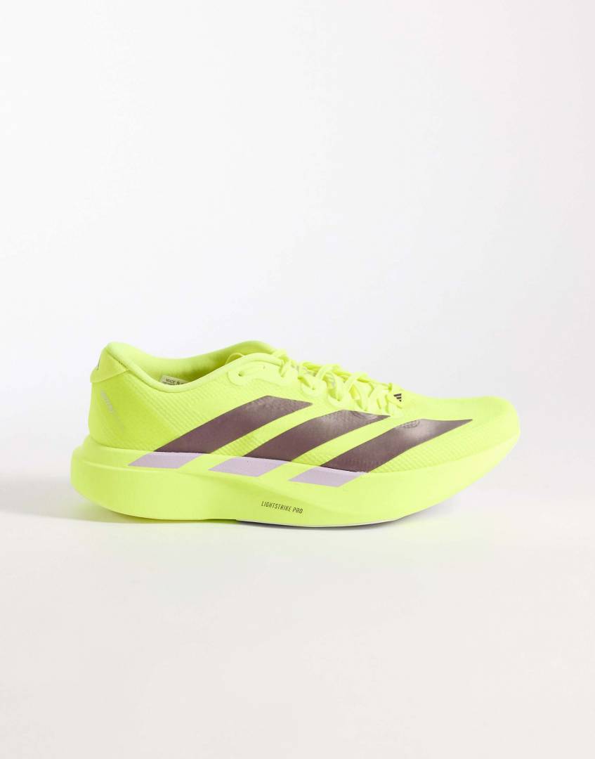 Adiddas Adizero Evo SL Solar Yellow Plum Green