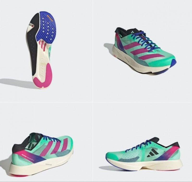 Adiddas adizero adios pro 3 neon black blue pink--