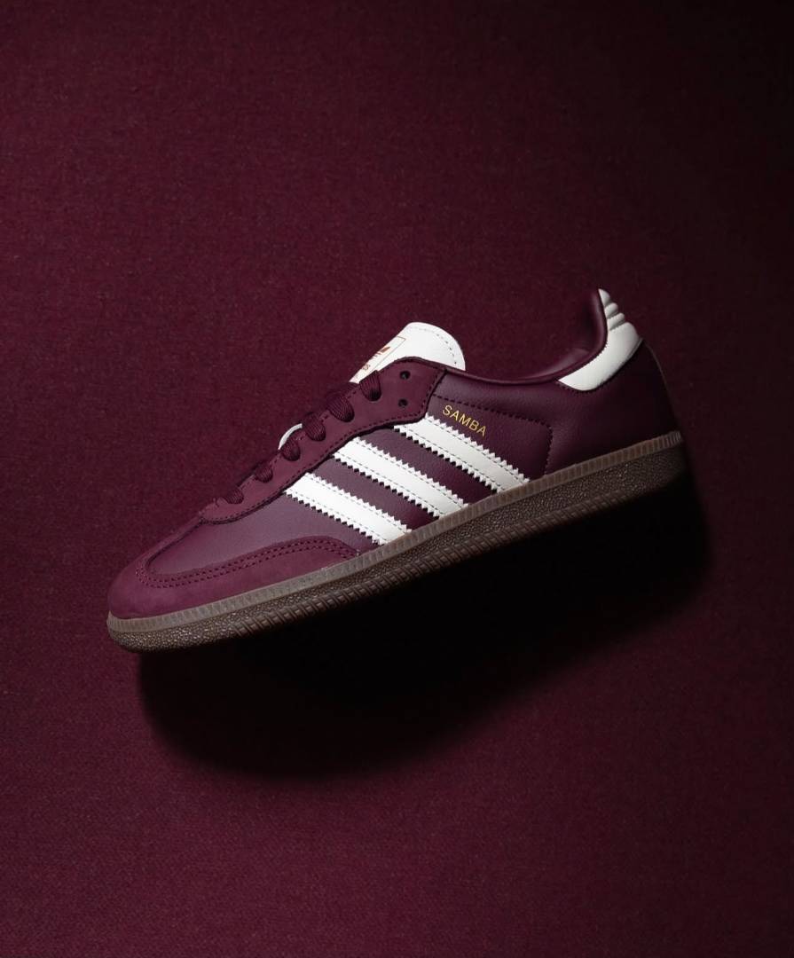 ADIDDAS SAMBA MAROON MENS FIX