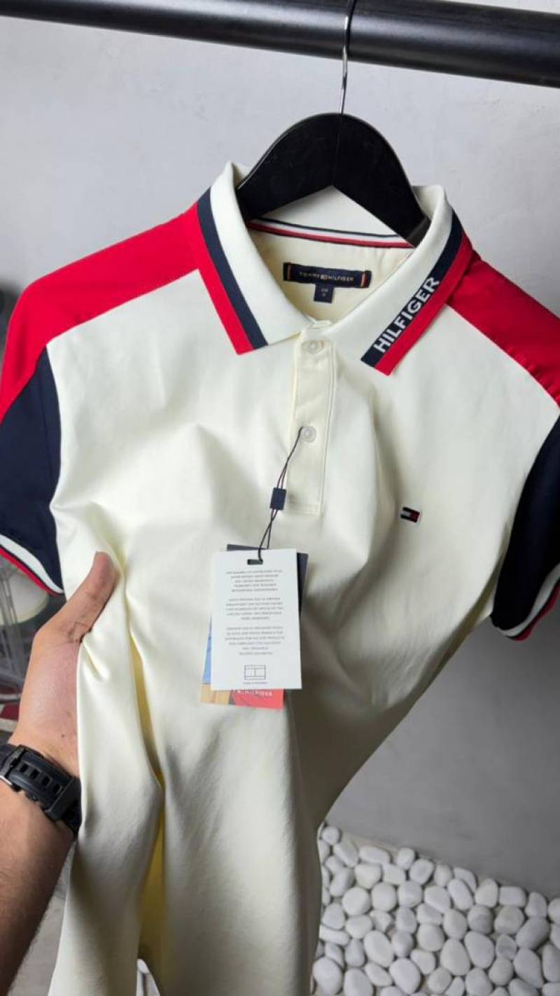 Tommy Hilfiiger Premium Polo T-Shirt with OG box Packaging 2201