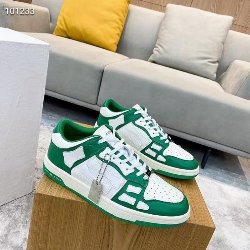 ameerii. skel top low green white