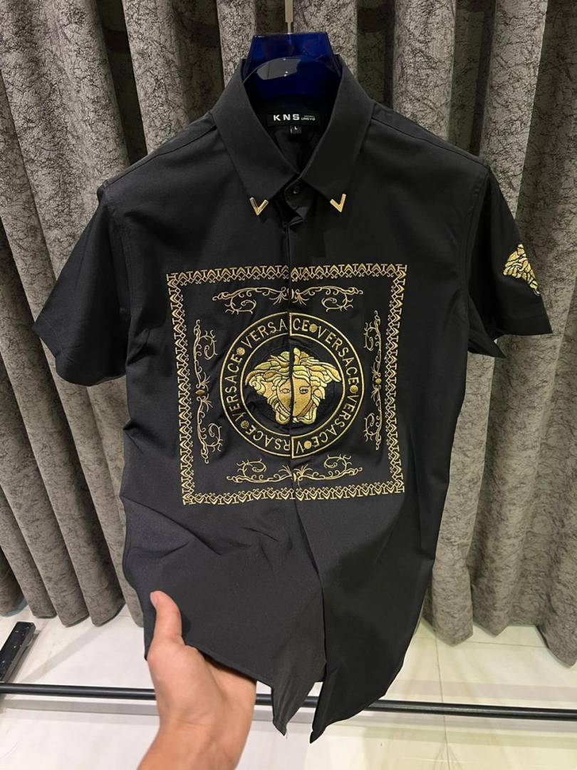 Versac-e IMPORTED STORE ARTICLE DIAMOND SHIRT