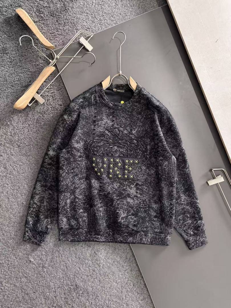 versac-e IMPORTED SWEATSHIRT STORE ARTICLE BLACK