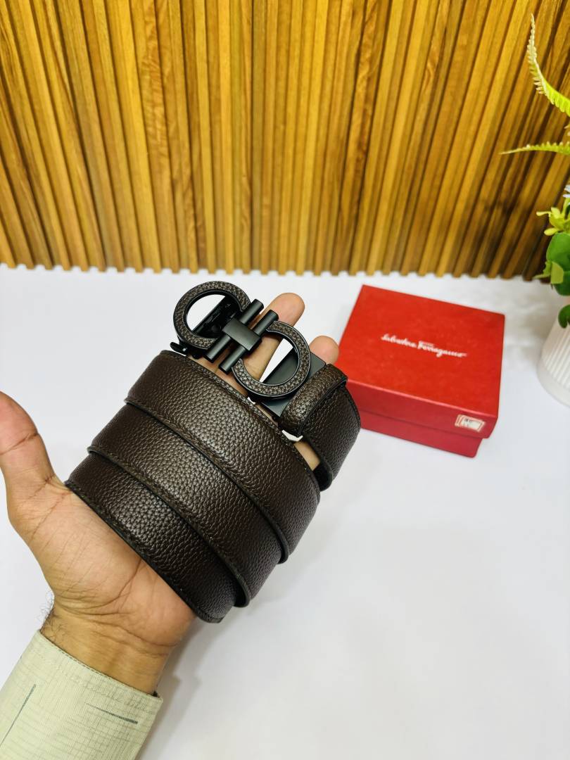 11 SF SALVATORE FERRAGAMMO PREMIUM QUALITY AUTOMATIC LOCK BELT
