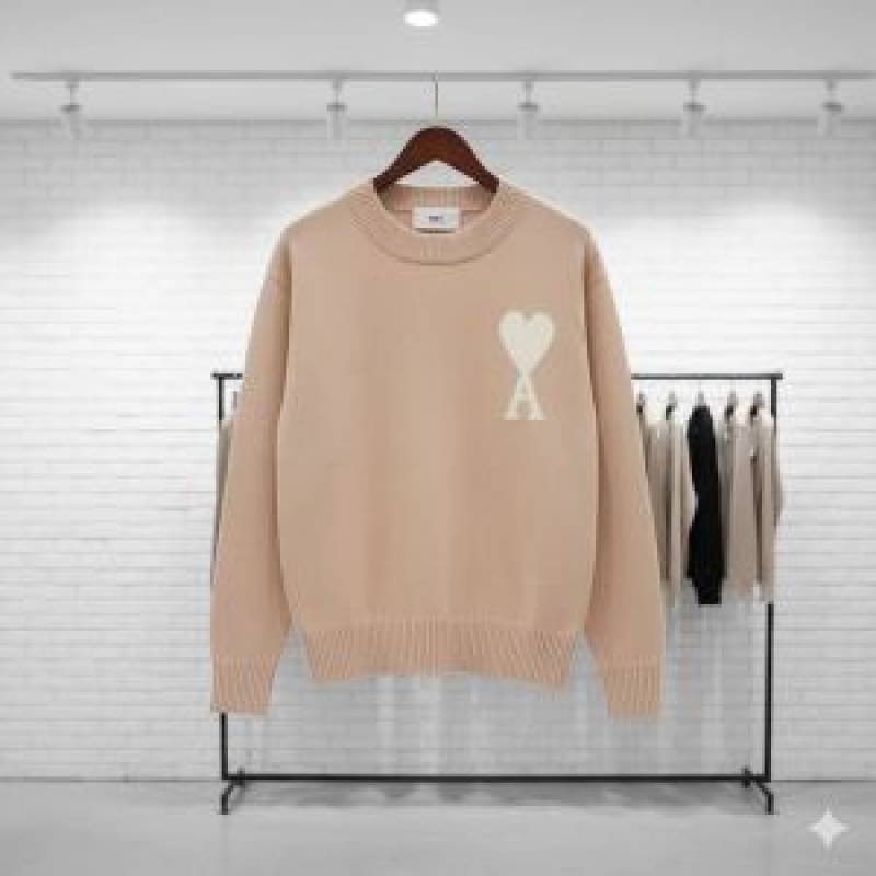 Ami Paris imported sweatshirt Pink
