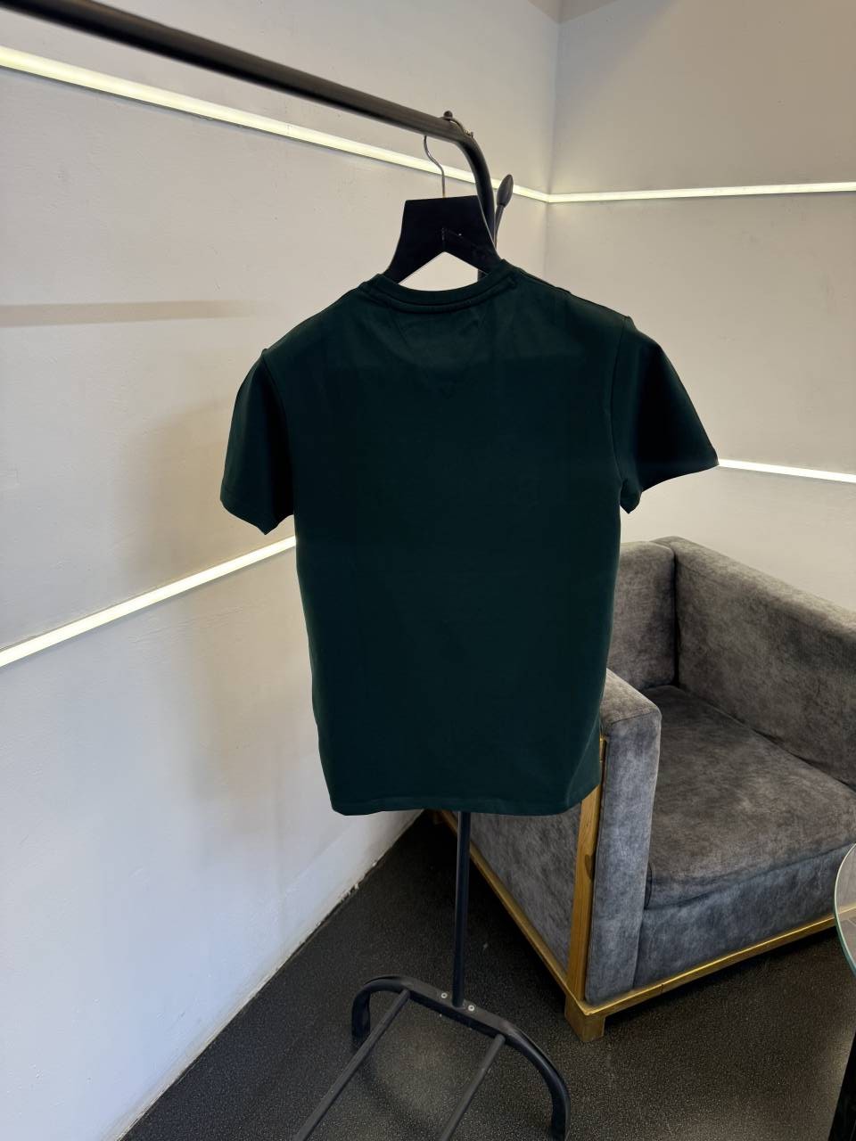 Tommy hilfigar imported round neck tshirt bottle green