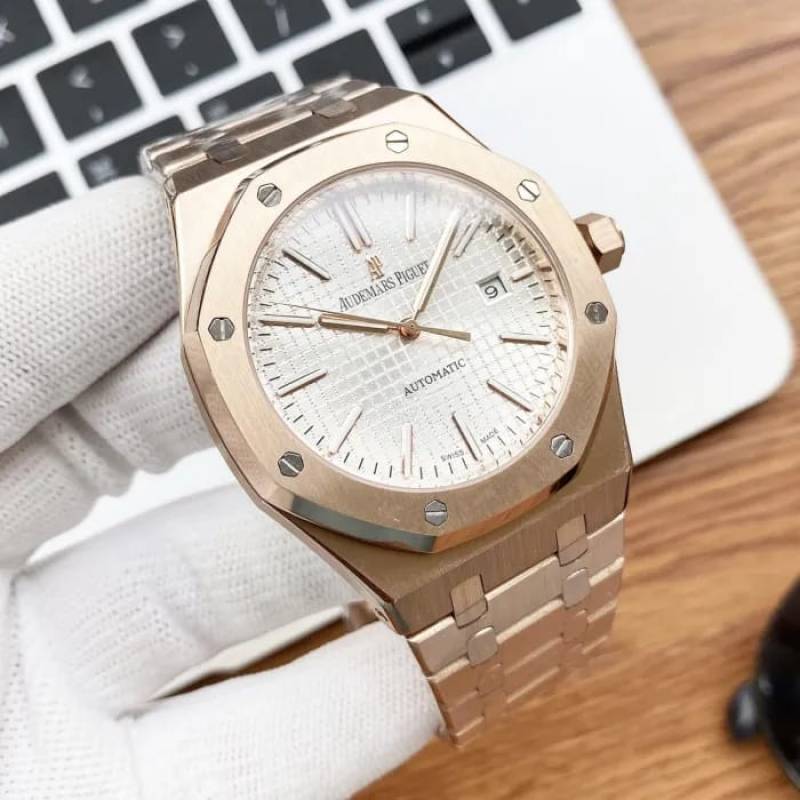 Audemar piguet royal Oak Quartz Copper-White