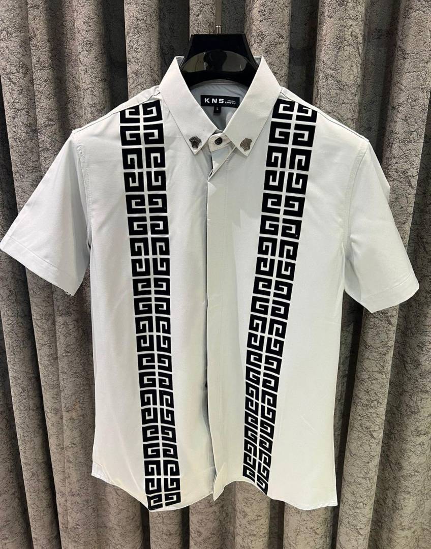 Versac-e IMPORTED STORE ARTICLE DIAMOND CHINA SHIRT