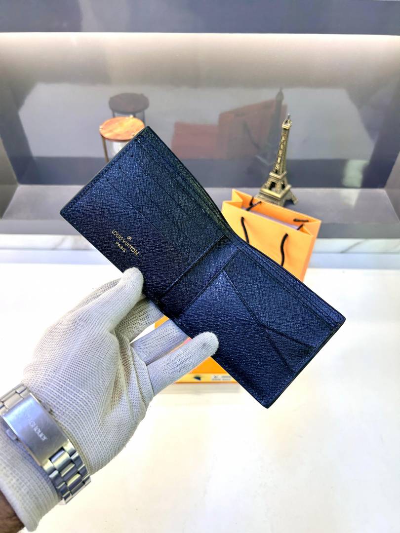 Loius Vutton Black Premium Quality Wallet Fa 633