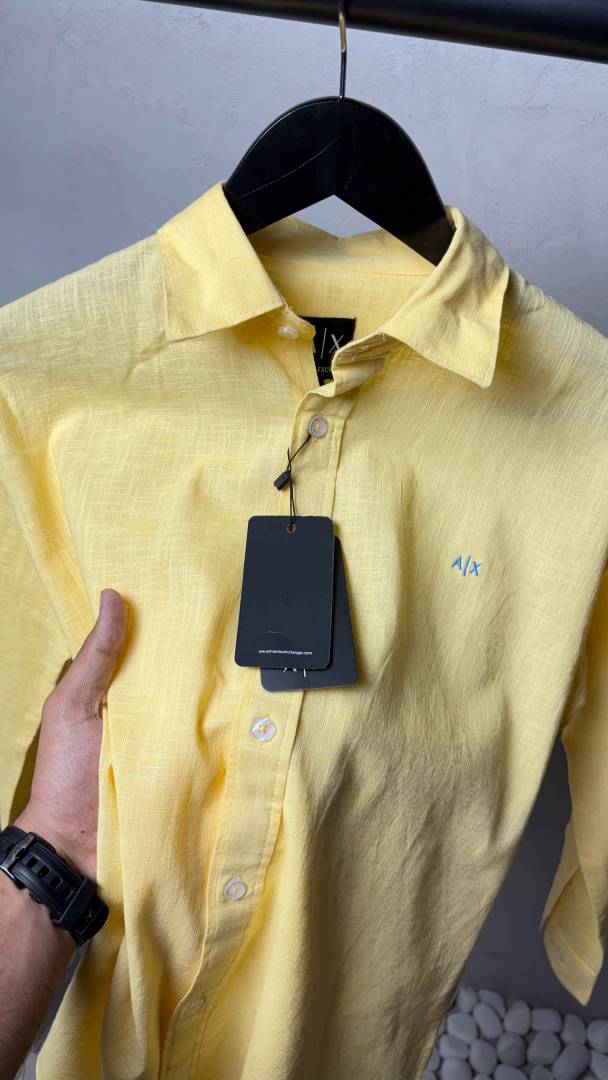 Armaani Exchang e AX Premium Linen Shirts 2432.Sale offer VS1000