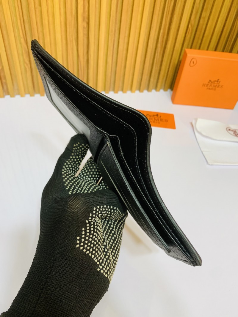 201 HERMEZ FULL BLACK PREMIUM QUALITY WALLET WITH BOX