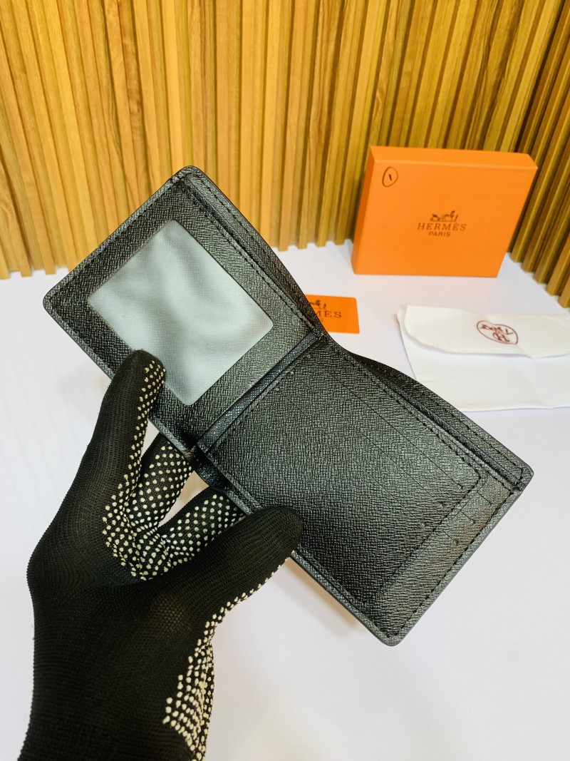 201 HERMEZ FULL BLACK PREMIUM QUALITY WALLET WITH BOX