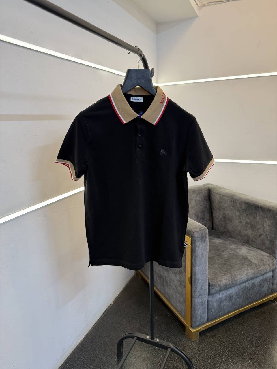 Burbery imported polo tshirt black