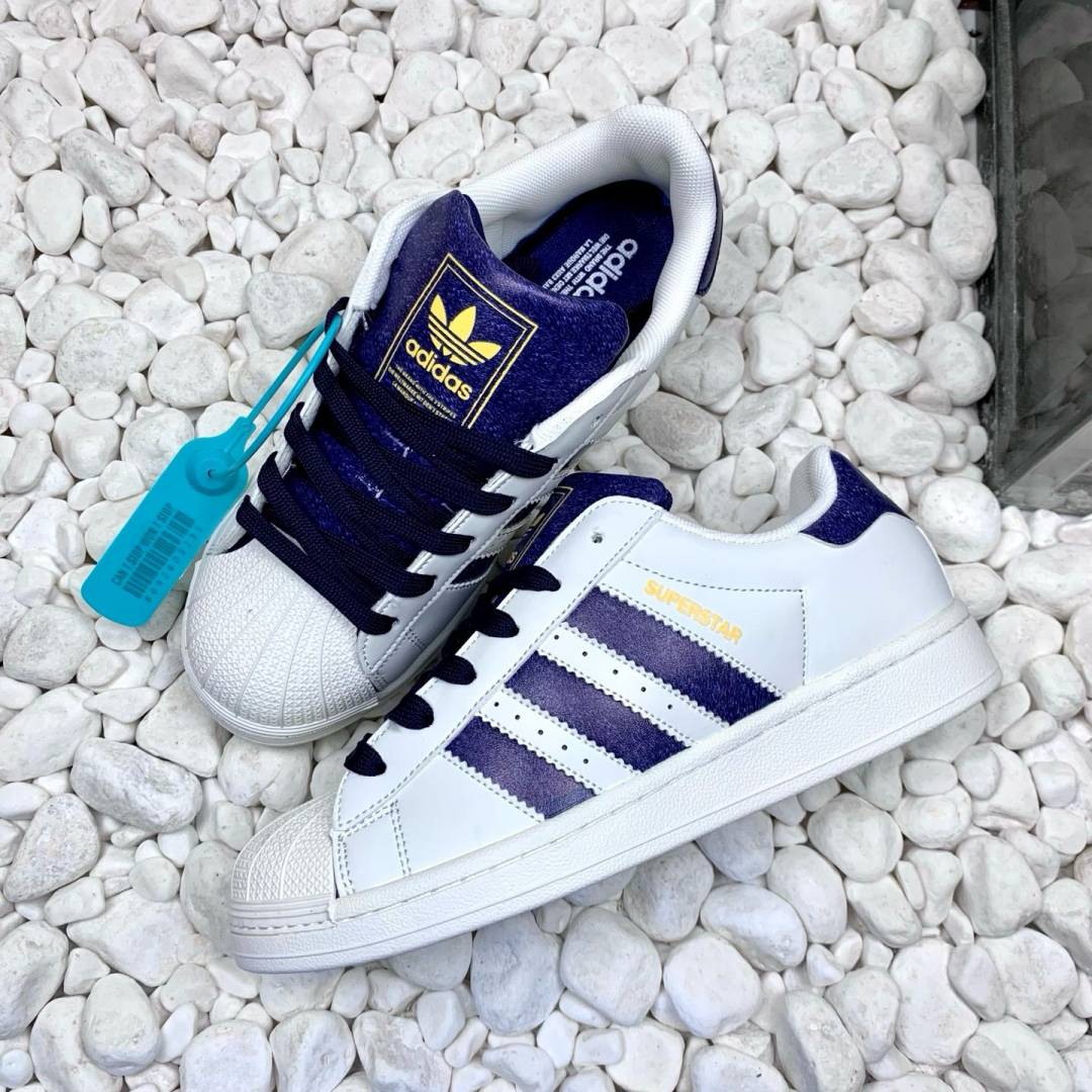 ADIDDAS SUPERSTAR WHITE NAVY 2025