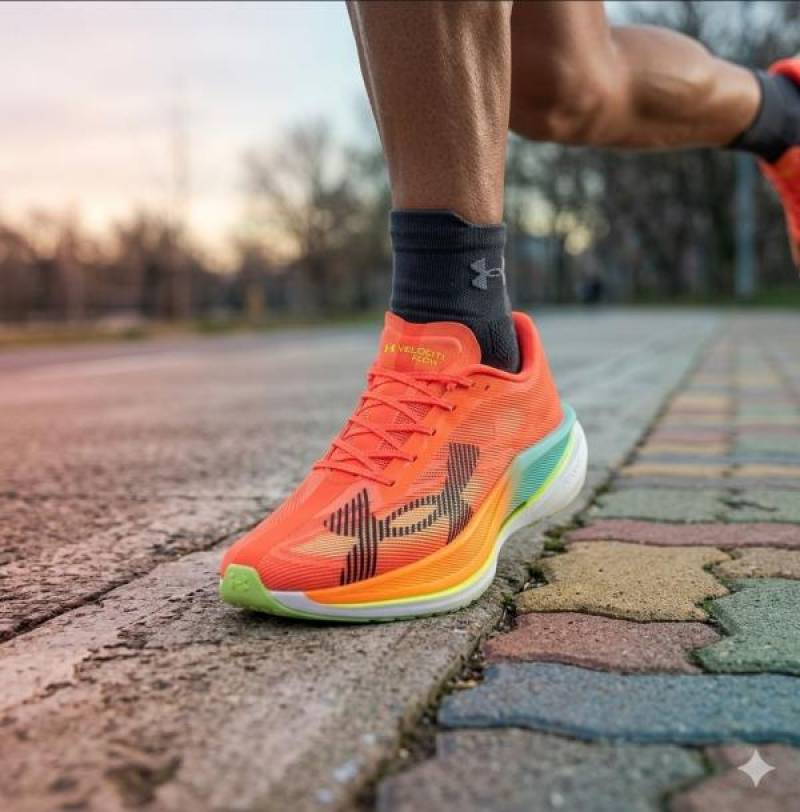Under Armouur Velociti Elite 3 Orange Running Shoes for mans