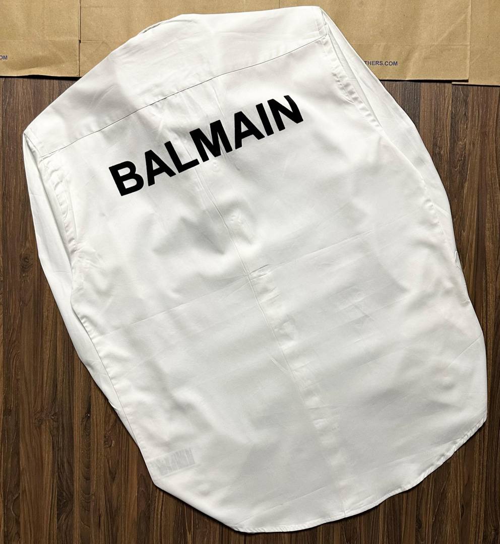 BALMAN IMPORTED STORE ARTICLE SHIRT WHITE