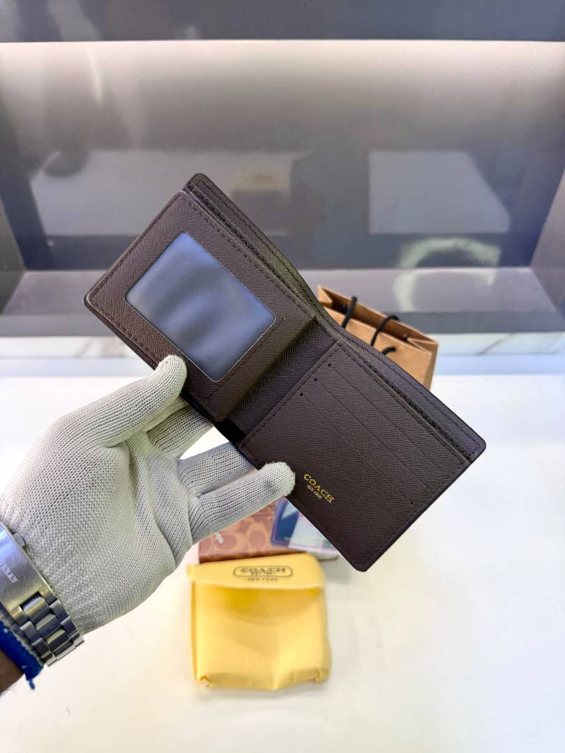 Coac_Brown Premium Quality Wallet Fa 1168