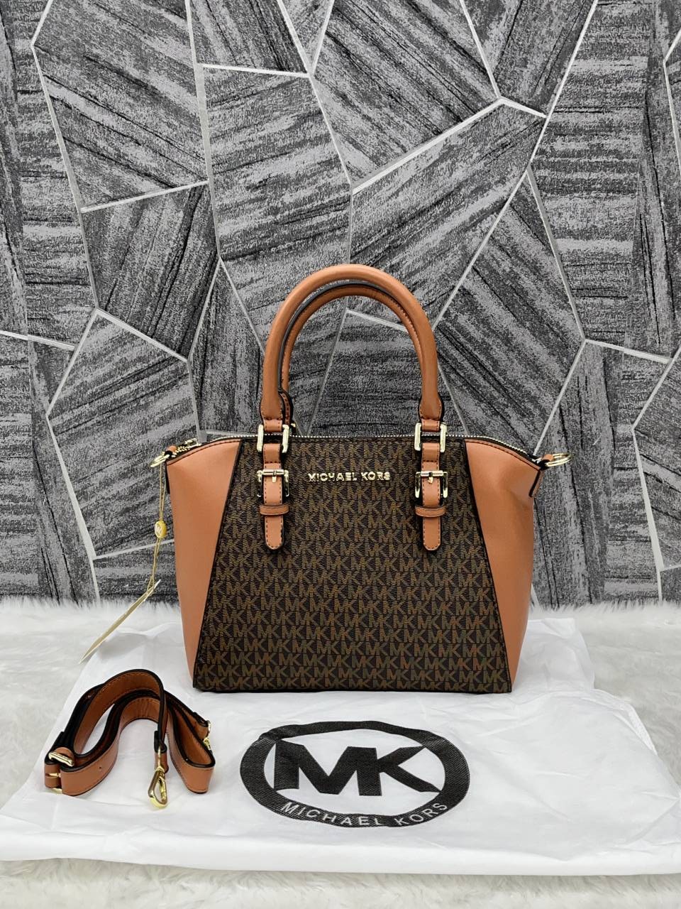 Michael Kors Sienna Medium Satchel Bag With DustCover