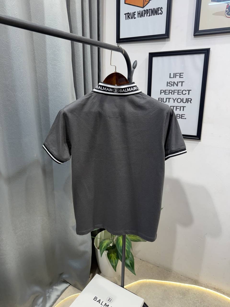 Balman imported box pack polo tshirt grey