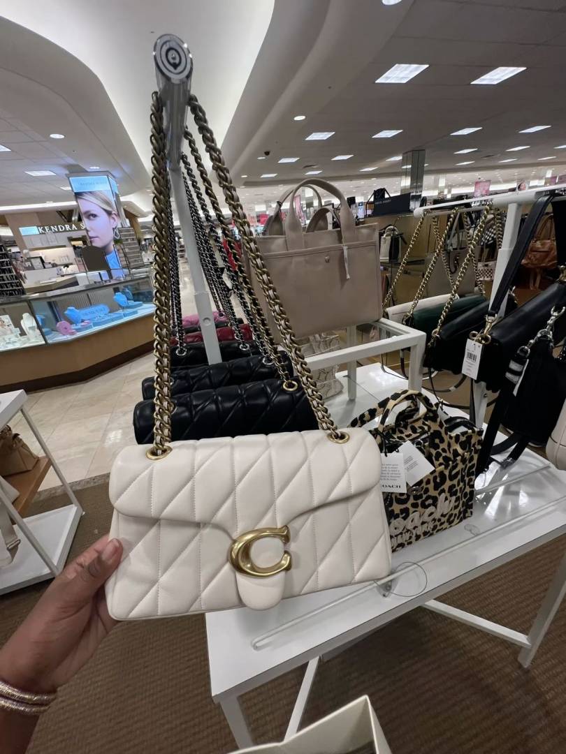 Coach Tabby 26 White-Gold With Original Box & DustCover
