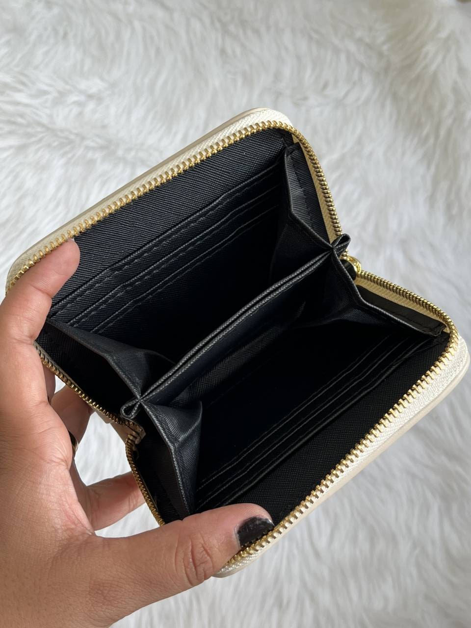 Coacch 111 Beige Mini Wallet With Original Box