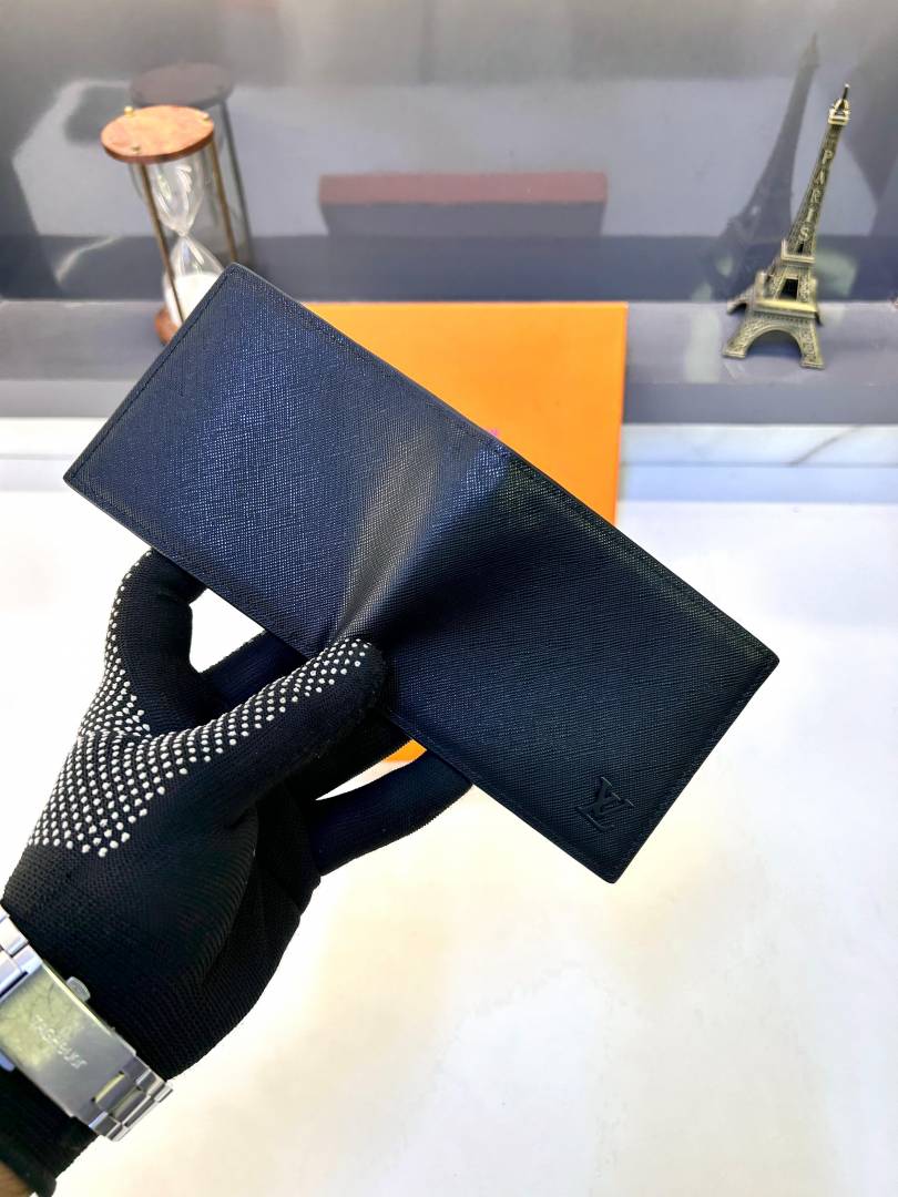 Loius Vutton 2 Wallet Black Premium Quality Fa 707