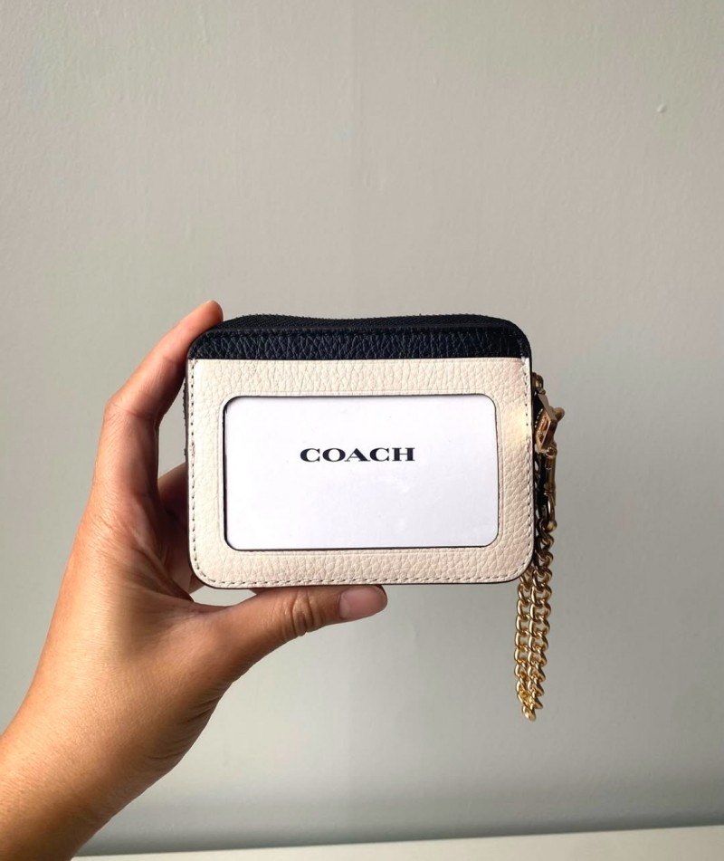 Coach_Zip_Card_Case_Mini_Wallet_With_Original_Box