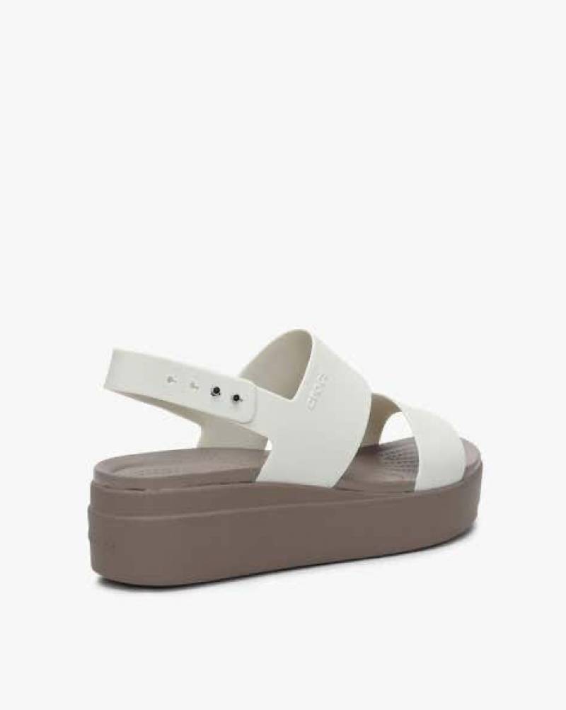 WMNs Croccs Brooklyn Sandals For Her white