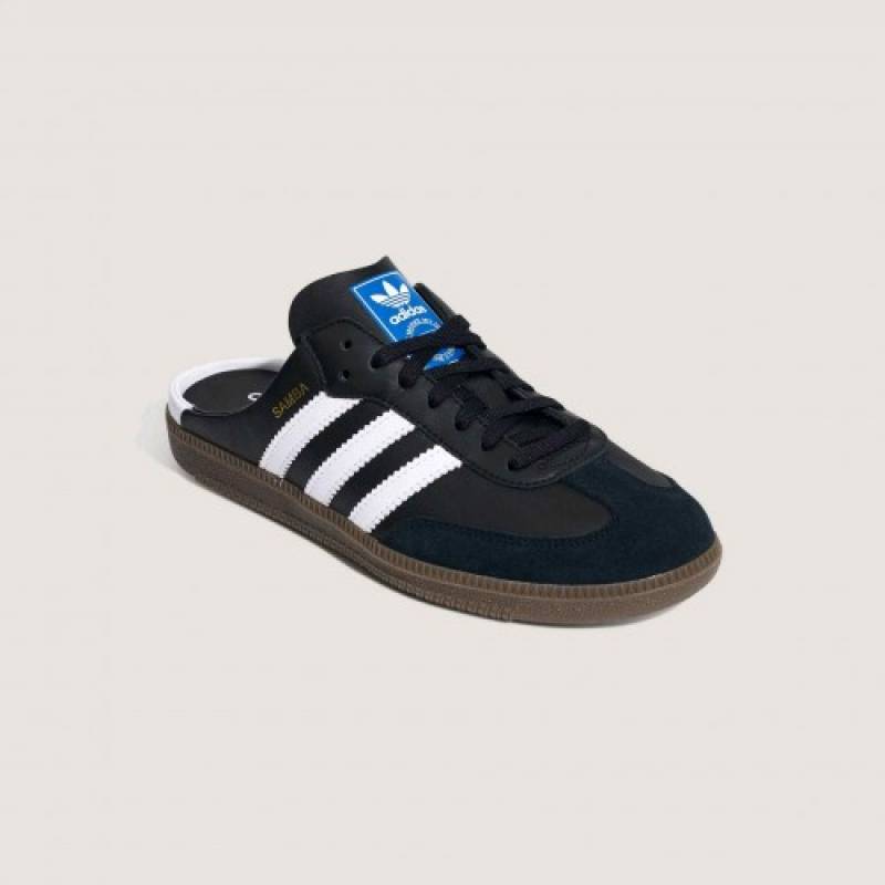 Adidaas Samba Mule Black White 703
