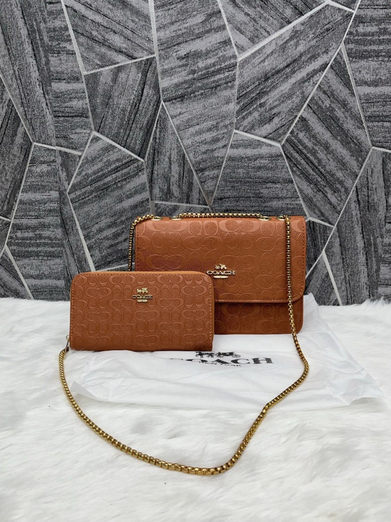 Coach 2 in 1 Sling Wallet Combo With DustCover