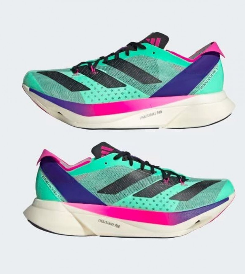 Adiddas adizero adios pro 3 neon black blue pink--