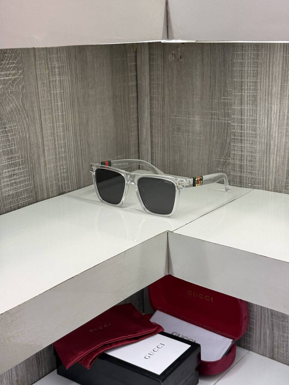 Guchi 1390 Premium sunglass (Ice)