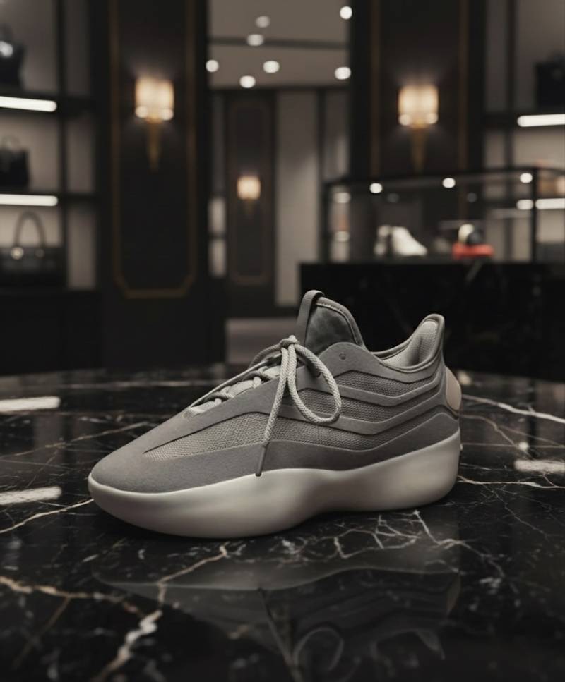 Adiddas fear of god athletics basketball low putty beige