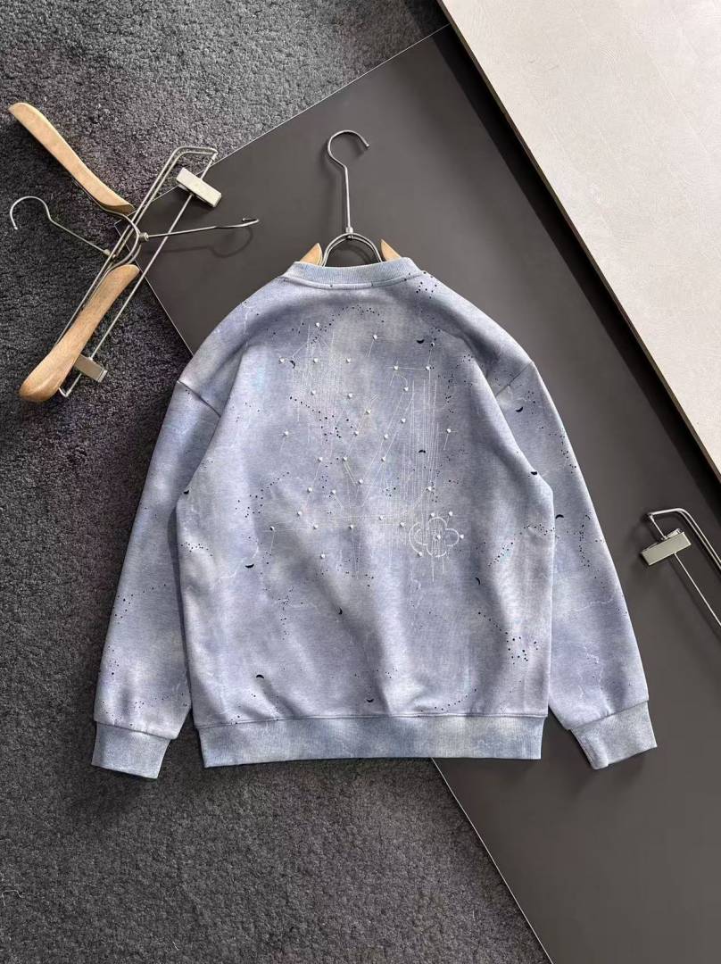 v-uitton imported sweatshirt store article grey