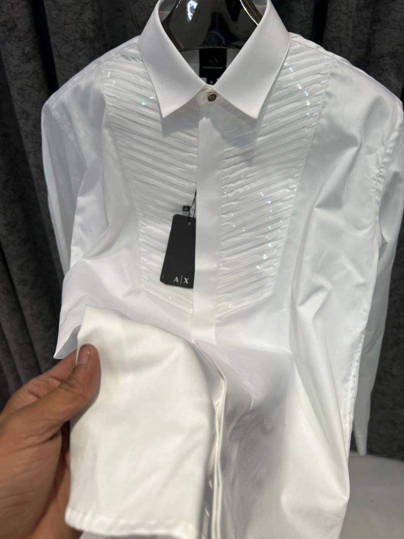 ARRWA%! EXCHAGE IMPORTED PREMIUM BOX PACK SHIRT WHITE