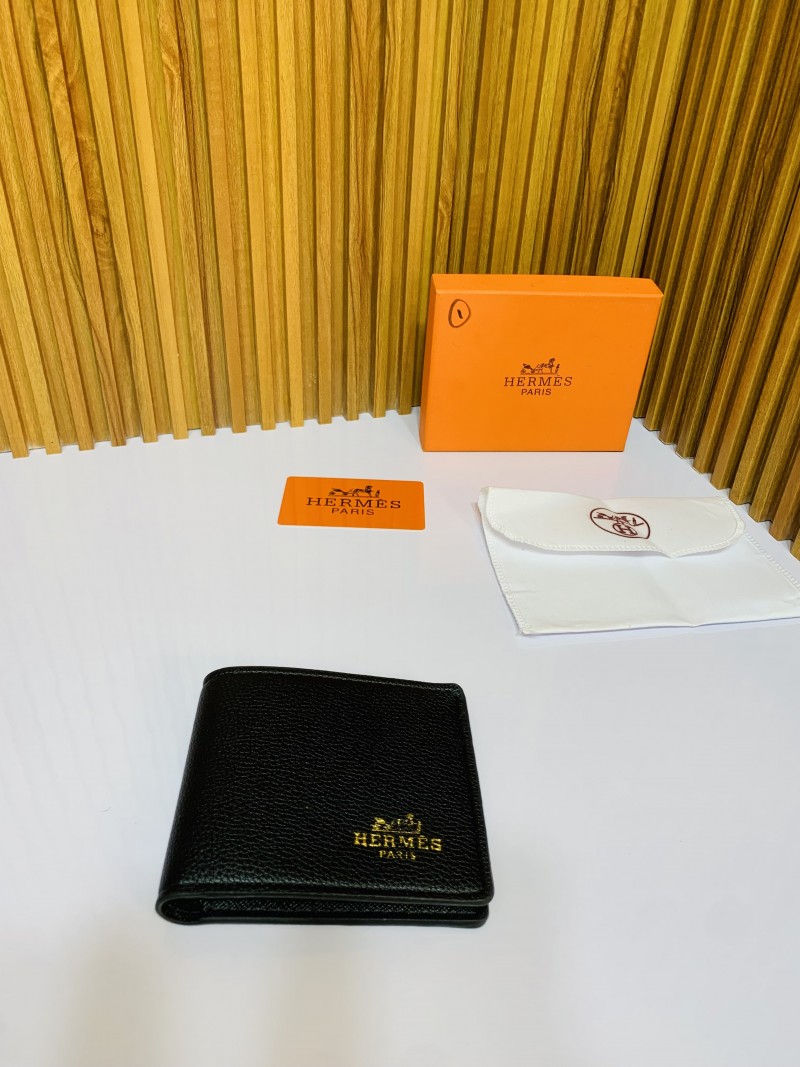 201 HERMEZ FULL BLACK PREMIUM QUALITY WALLET WITH BOX