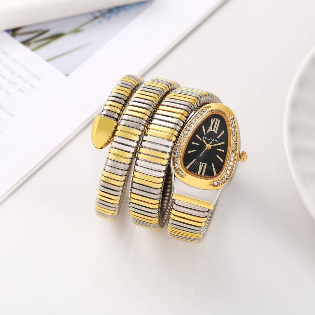 Bvlgari Serpenti Snake Gold-Black