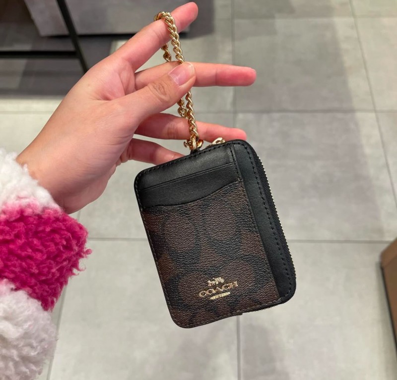 Coatch_Zip_Card_Case_Mini_Wallet_With_Original_Box
