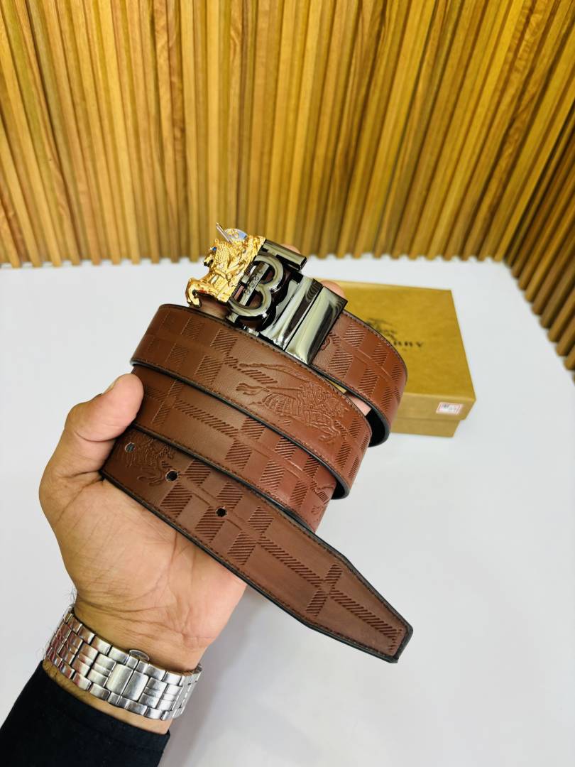 04 BURBERY PREMIUM QUALITY REVERSIBLE BELT
