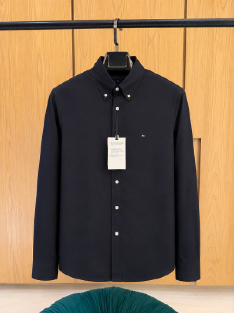 TOM-Y HILFIGER IMPORTED STORE ARTICLE SHIRT LINEN FABRIC