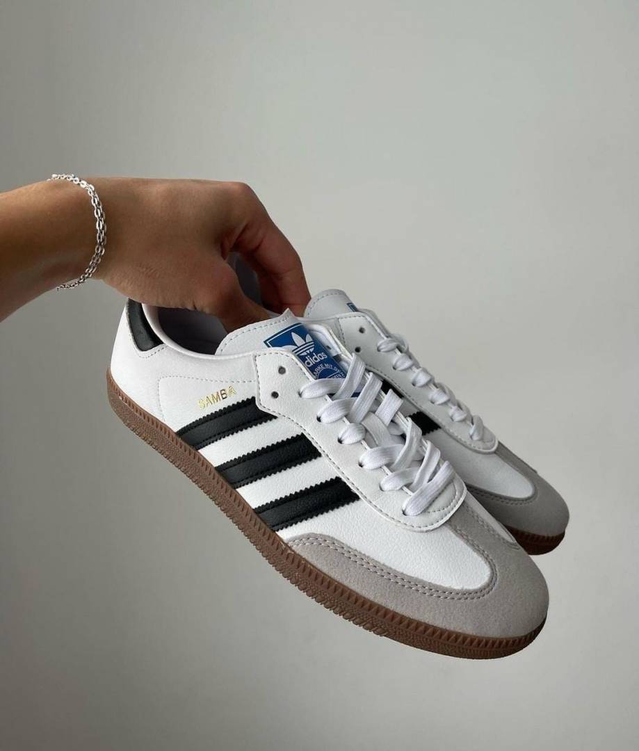 Adidas Samba White Black Womens