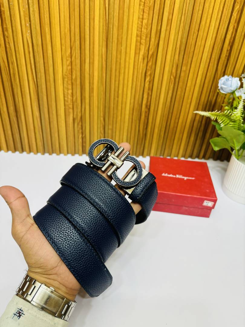 08 SF SALVATORE FERRAGAMMO PREMIUM QUALITY AUTOMATIC LOCK BELT
