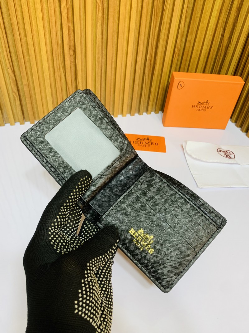 201 HERMEZ FULL BLACK PREMIUM QUALITY WALLET WITH BOX