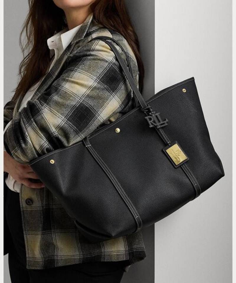 Ralf Lauren_Pebbled_Leather_Large_Emerie_Tote