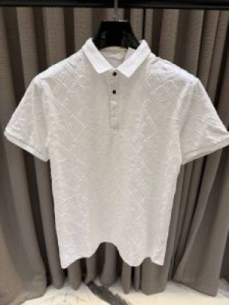 Balenciag_a Imported White Polo Black